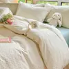 Nueva cama de algodón de clase A para madres e hijos de 120 grados, juego de cuatro piezas para el hogar, juego de tres piezas para dormitorio de estudiantes con diseño floral, venta al por mayor