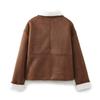 Moda Otoño 2024 Nueva Chaqueta Abrigo Bolsillo Doble Cara Transfronteriza Amazon Mujer E73625