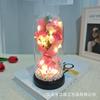 Presente de Dia dos Namorados Sabonete Buquê de Rosas Flor Eterna Luminosa Abajur de Vidro Ornamentos de Dia das Mães para Presentes de Namorada