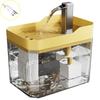 Dispensador de Agua para Mascotas, Dispensador de Agua Móvil para Gatos, Silencioso de Gran Capacidad para Beber Agua, Agua Circulante para Perros, Bebedero Automático