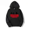 Stranger Things Stranger Things Sudadera con Capucha Impresa Sudadera con Capucha de Forro Polar Chaqueta Sudadera Cruzada