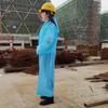 Impermeable Desechable para Obra de Construcción Engrosado Impermeable Ingeniería Unisex para Adultos Ropa de Abrigo Portátil Eva Largo Impermeable