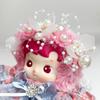 Accesorios para Muñecas Cubrecabezas Muñeco de Peluche Accesorios para Ropa de Bebé Bubble Mart Sp Tejido Ligero Set de Decoración de Jardín Ropa para Muñecas