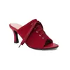 Sandalias de tacón alto para mujer de verano, sandalias de mujer de color liso con suelas de goma, antideslizantes, puntera abierta, talla grande, zapatos de una tira con tacón fino