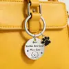 Pendente para Pet de Venda Quente Transfronteiriça Chaveiro de Aço Inoxidável Chaveiro de Carro Acessórios para Bolsa Chaveiro de Presente de Feriado Venda por Atacado