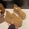 Zapatos Birkenstock de Suela Gruesa para Mujer, Nuevo Estilo Primavera 2026, Zapatos Perezosos sin Cordones, Zapatos Birkenstock que Aumentan la Altura, Zapatos Individuales Versátiles