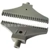 Boquilla de soplado mejorada de 48 orificios, ancho de 110 mm, cuchilla de aire para línea de ensamblaje, boquilla de soplado ensanchada con interfaz de 2 1/2