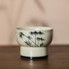 Tiande y fresco hecho a mano cerámica pintada a mano vela de aromaterapia taza vacía contenedor de cera de soja diy cuenco de aromaterapia adornos decorativos