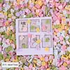 Cor Macaron Desenho Animado Biscoito Artificial Mini Comida Brinquedo Decoração de Bolo Acessórios Resina DIY Joias Brinquedo de Comida Artificial