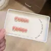 Manicura Corta Portátil Hecha a Mano para Verano, Linda con Lazo, Ojo de Gato Francés Iluminador, Versátil de Alta Gama para Uso Diario para Estudiantes