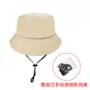 Sombrero de pescador de algodón para exteriores protección solar sombrero especial para padres e hijos hombres logo personalizado placa de luz color sólido sombrero de cubo mujeres venta al por mayor