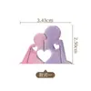 Insignias Personalizadas Transfronterizas para Adultos, un Par de Broches Metálicos para el Día de San Valentín y el Día de San Valentín Chino, Regalos, Artesanías Metálicas de Boda