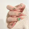 K9 Oliva Nobre Bandeja Sem Fundo Empilhada Decorações de Unhas com Strass Flash Ardente Verde Fruta Doce de Rocha Quadrado Gordo Ovo de Pombo Bola de Strass Decoração de Unhas