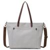 Bolso de Hombro Estilo Transfronterizo para Mujer Bolso de Mano de Lona Gran Capacidad Bolso Cruzado Casual de Viaje Estilo Japonés Artístico para Mujer