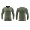Corrida Esportes Roupas Apertadas Moletom Masculino Secagem Rápida Respirável Absorção de Suor Músculo Fitness Treinamento Americano Top de manga comprida