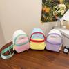 Bolsas para Niños Bolsos Cruzados 2025 Verano Nuevas Deportes al Aire Libre Combinación de Colores Dopamina Bolsos Pequeños para Niños y Niñas