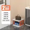 Zapatero de plástico simple de varios niveles para apartamentos de alquiler, adecuado para usar como estante de almacenamiento en la entrada o el pasillo, y también ideal para residencias estudiantiles