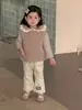 Chaqueta Chaleco de Peluche para Niños 2026 Nuevo Estilo Coreano Ropa para Niños Ropa de Invierno para Bebés Conjunto de Capa Base Forrada de Forro Polar para Niñas
