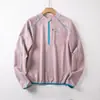 Jaqueta Suéter Casal Textura de Waffle Linha Hasselblad Meio Zíper Camiseta Esportiva Fitness Manga Longa 11185