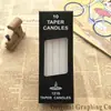Venda por atacado de velas coloridas para iluminação doméstica velas comuns velas de casamento romântico de haste longa velas de emergência