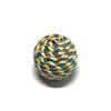 Venda Quente 23mm Colorido Perfurado Brinquedos para Gatos Resistentes ao Desgaste e Arranhões Chaveiro com Contas DIY Brincos Corrente de Bolsa Acessórios de Joias