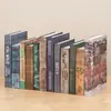 Libros Falsos Retro Nostálgicos Europeos y Americanos, Libros Artificiales, Adornos de Libros Decorativos, Accesorios de Estudio Sala de Estar, Carcasas de Libros de Modelo, Accesorios Creativos