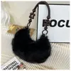 Bolsos de Diseñador de Nicho Otoño e Invierno 2026 Nuevo Bolso de Mano Peludo Bolso Pequeño de Felpa Bolso Versátil Bolso Cruzado