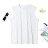 Camiseta sin mangas Chaleco Deportivo Casual de Moda para Hombre de Verano Ligero Transpirable que Absorbe la Humedad Color Sólido Holgado Cómodo Tendencia