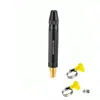 Pistola de agua para lavado de autos Black Diamond de pulverización directa, para uso doméstico y de jardín, boquilla de pistola de agua de plástico de alta presión, tipo nipple niquelado, cabezal de pistola negro