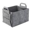 Caja de Almacenamiento de Escritorio de Fieltro Cesta de Almacenamiento Plegableable Dormitorio Snacks Cosméticos Juguetes Ropa Sucia Cesta de Almacenamiento Varios
