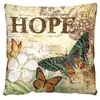 Funda de almohada de felpa corta de mariposa para el hogar transfronteriza, funda de almohada con estampado digital de gráfico de dibujos animados, cojín de almohada