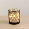 Vela Aromaterápica Cor Personalizada Recipiente de Copo Vazio Copo de Vidro Rena de Natal Suporte para Vela Aromaterápica Copo para Velas de Cera de Chá