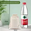 Bolsa de Algodão com Cordão, Saco de Armazenamento de Algodão com Cordão, Bolsa de Tecido com Cordão, Pequena Bolsa de Tecido, Bolsa de Algodão e Linho Personalizada com Cordão