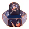 Piscina de Bolinhas Oceano Infantil Uso Interno em Casa Meninos e Meninas Outdoor Piscina de Basquete Dobrável Brinquedo Espesso de Bolinhas Onduladas