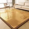 Tapete de Rattan de Gelo Real com Camadas de Esponja, Colchão Multifuncional de Rattan de Gelo, Tapete Tatami de Verão, Tapete Refrescante, Tapete de Chão, Almofada Refrescante Mágica