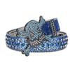 Fivela de caveira com strass estilo hip hop punk europeu e americano para homens, cinto de personalidade, moda, versátil, cinto feminino totalmente cravejado