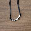 Collar de Hueso de Yak de Nepal Colgante/Collar de Hueso de Yak tallado a mano seis palabras Sánscrito