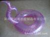 Flotador inflable de agua con forma de sirena rosa, portavasos y cama flotante.