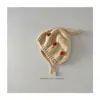 Chapéu de Inverno Fofo para Bebês e Crianças Pequenas, Chapéu de Tricô com Proteção para Orelhas, Moranguinho Pequeno, Chapéu de Lã Quente para Menina, Atacado