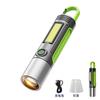Luz multifuncional para acampar luz portátil para llavero al aire libre luz de ambiente para tienda de campaña luz de trabajo linterna láser potente