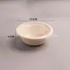 Tigela descartável Talheres de qualidade alimentar Tigela de pauzinhos Floco de neve Mix Tigela de papel de gelo Macarrão instantâneo Taro Mud Smoothie Pack Tigela descartável