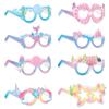 Nuevas Gafas de Papel de Sirena Accesorios para Fotos Gafas de Cola de Pez Estrella Decoración de Fiesta de Cumpleaños Infantil para Fotos