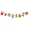 Banner de decoração de Natal transfronteiriço, guirlanda de decoração para festa de chá de bebê de inverno, ornamento de favo de mel de decoração de Natal