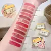 Crema Labial de Doble Uso Gege Bear Terciopelo Brillante Mate con Acabado Espejo Brillo Acuoso y Acabado Mate, Lodo Labial Antiadherente y de Larga Duración