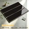 Azulejos brancos nórdicos brilhantes 100*300mm para paredes de cozinha e banheiro, borda chanfrada, azulejos tipo pão de cor sólida, azulejos cerâmicos para exportação