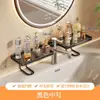 Estante de Almacenamiento Vertical para Grifo Lavabo de Baño Tocador Estante de Almacenamiento sin Taladro Estante Organizador de Artículos de Tocador