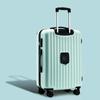 Maleta Trolley Multifuncional de 20 pulgadas con Carga USB, Cierre Frontal con Cremallera, Portavasos, Candado de Contraseña, Estuche de Viaje Duradero