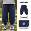 Calça Esportiva Longa para Meninos Calça de Moletom de Seda de Leite Estilo Outono Primavera Roupas Infantis para Crianças de 1 a 3 Anos Moda Outono