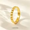 Anel de Aço Titânio com Textura Simples Estilo Coreano Design de Nicho Feminino Anel Retrô Popular na Internet Acessórios da Moda Versáteis para o Dia a Dia
