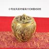Latas de Té Wuniu de Latón Completo Hongda Mesa de Té Latas de Té Grandes Selladas Dragón y Fénix Adornos de Bronce